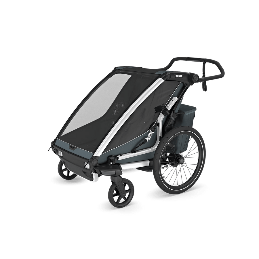 Thule Chariot Cross 2 Bike Trailer (Double) - Dark Slate