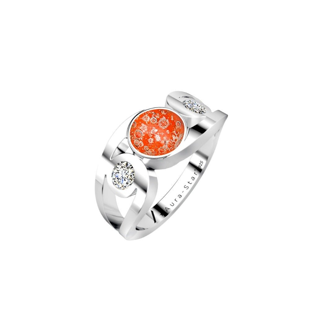 Ashes Infused JewelleryAura-Star Ring Revere