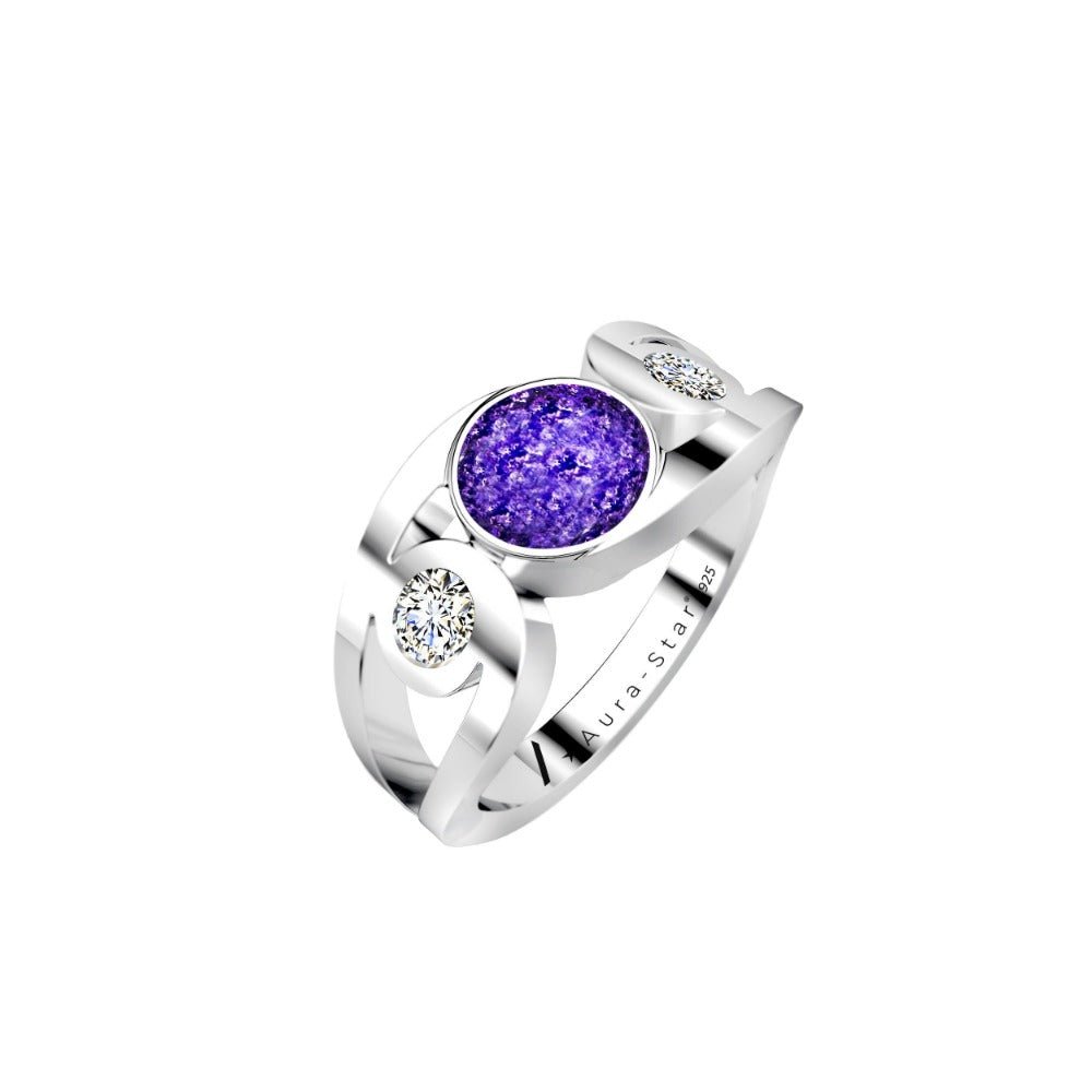Ashes Infused JewelleryAura-Star Ring Revere