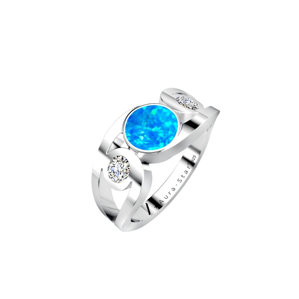 Ashes Infused JewelleryAura-Star Ring Revere