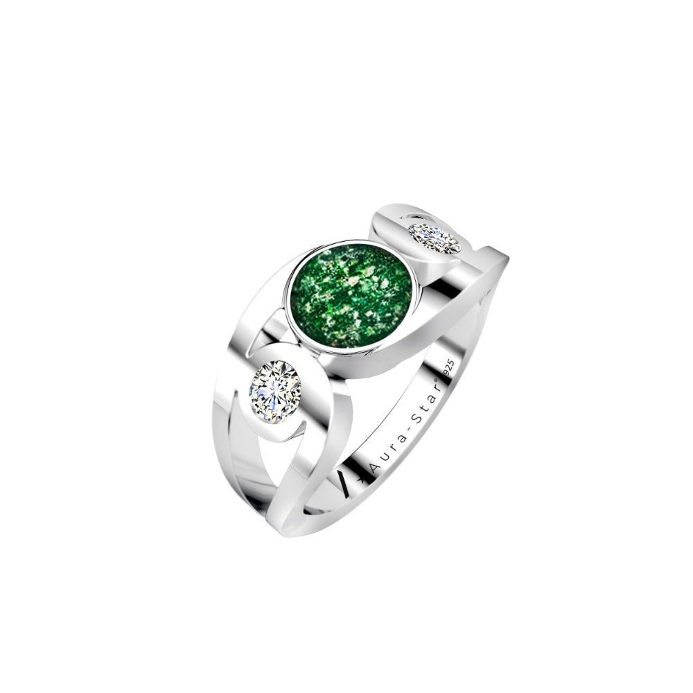Ashes Infused JewelleryAura-Star Ring Revere