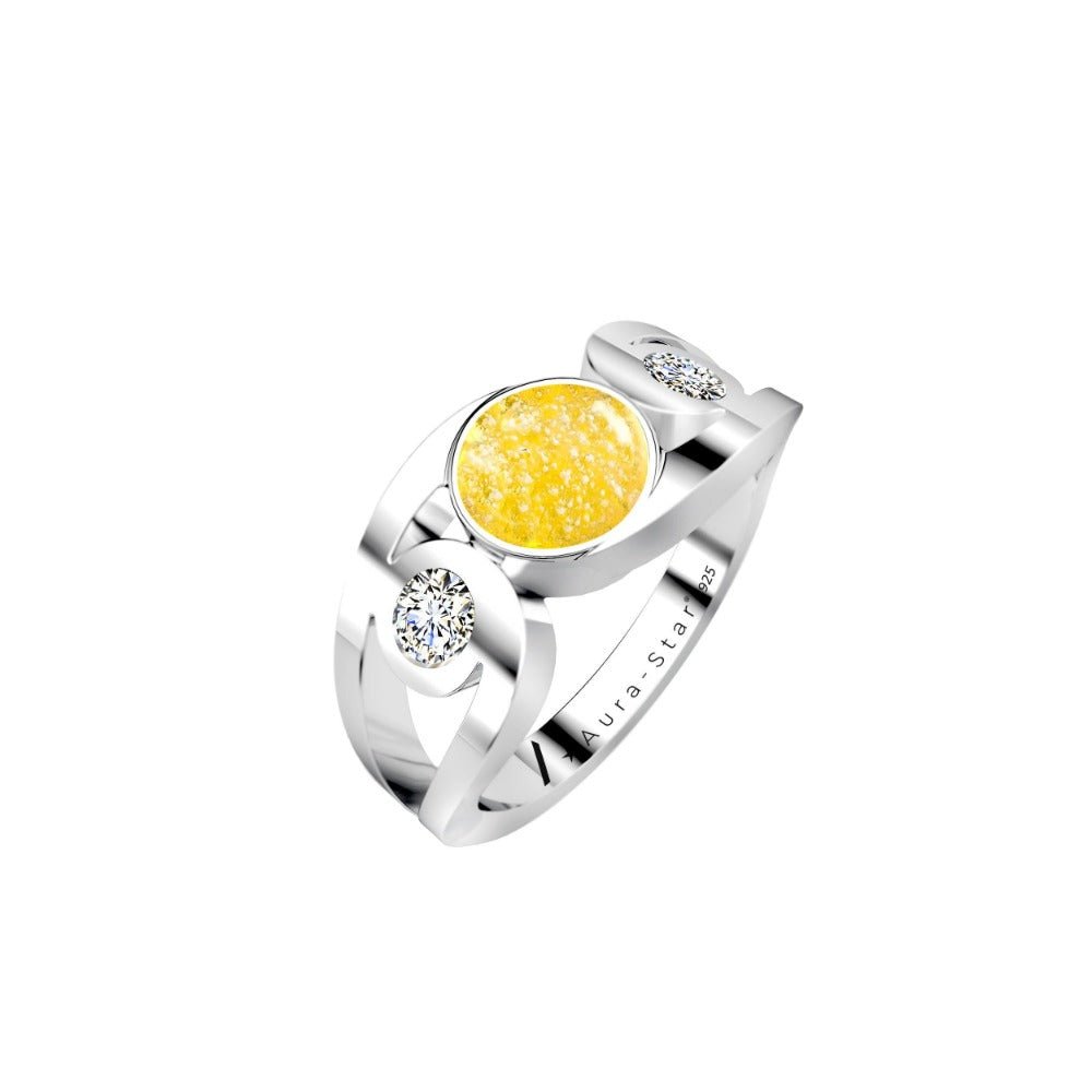 Ashes Infused JewelleryAura-Star Ring Revere