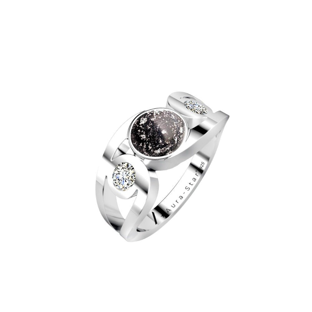 Ashes Infused JewelleryAura-Star Ring Revere