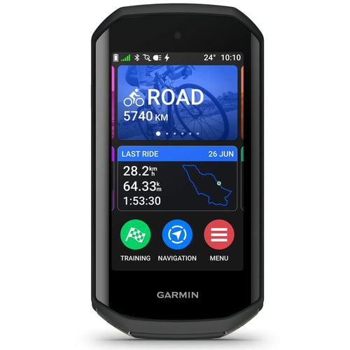 Garmin Edge 1050 Premium Cycling Computer, Vivid Color Touchscreen Display, Built-in Speaker, Advanced Training with Power Bank Bundle