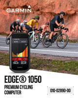 Garmin Edge 1050 Premium Cycling Computer, Vivid Color Touchscreen Display, Built-in Speaker, Advanced Training with Power Bank Bundle 3