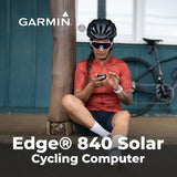 Garmin Edge 840 Solar GPS Cycling Computer, Touchscreen, Button Controls, Advanced Navigation with E-Bank Bundle 3