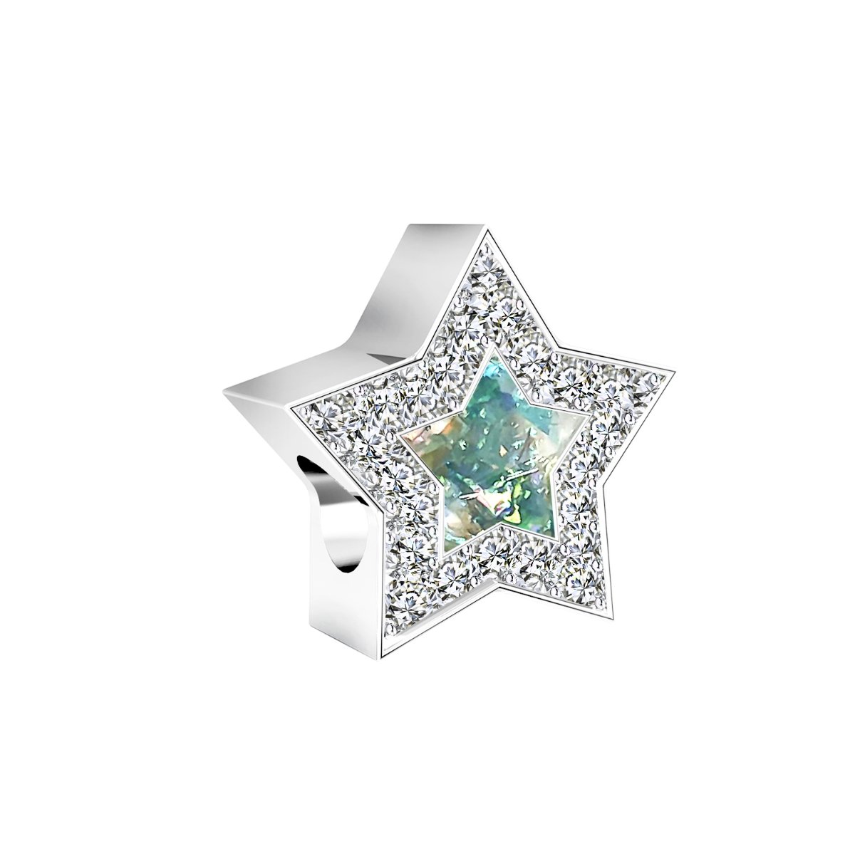 Ashes Infused JewelleryAura-Star Bead Spiritual