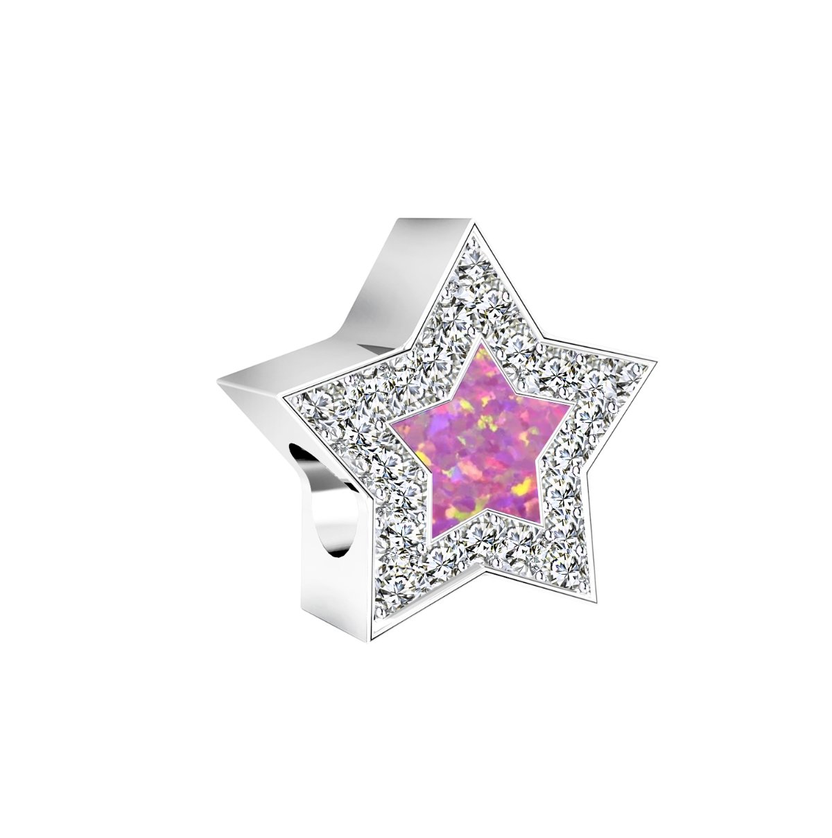 Ashes Infused JewelleryAura-Star Bead Spiritual