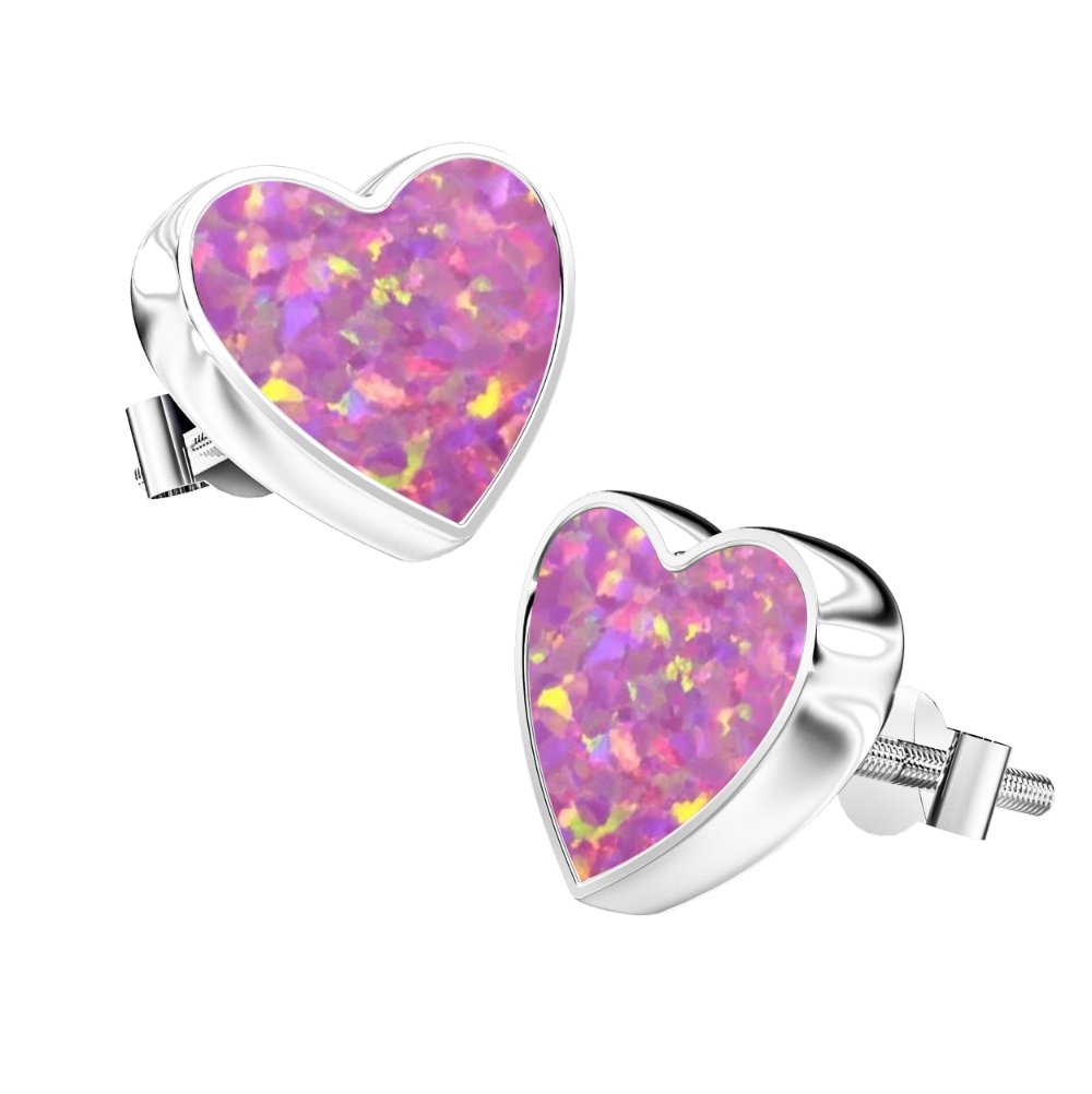 Ashes Infused JewelleryAura-Star Earrings Hearts