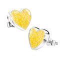 Ashes Infused JewelleryAura-Star Earrings Hearts