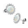 Ashes Infused JewelleryAura-Star Earrings Round Drops