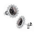 Ashes Infused JewelleryAura-Star Earrings Round Drops