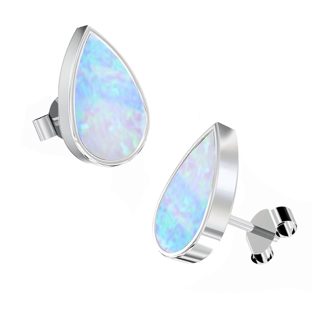 Ashes Infused JewelleryAura-Star Earrings Teardrop