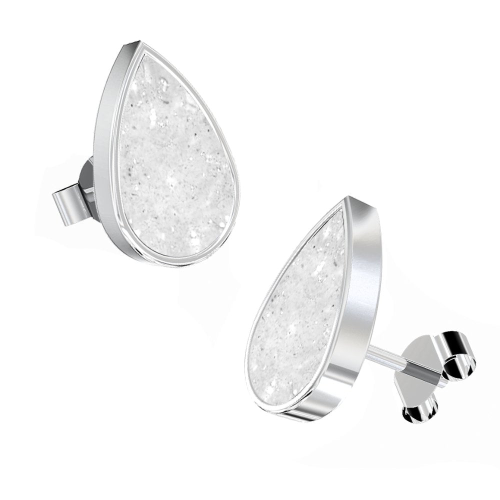 Ashes Infused JewelleryAura-Star Earrings Teardrop