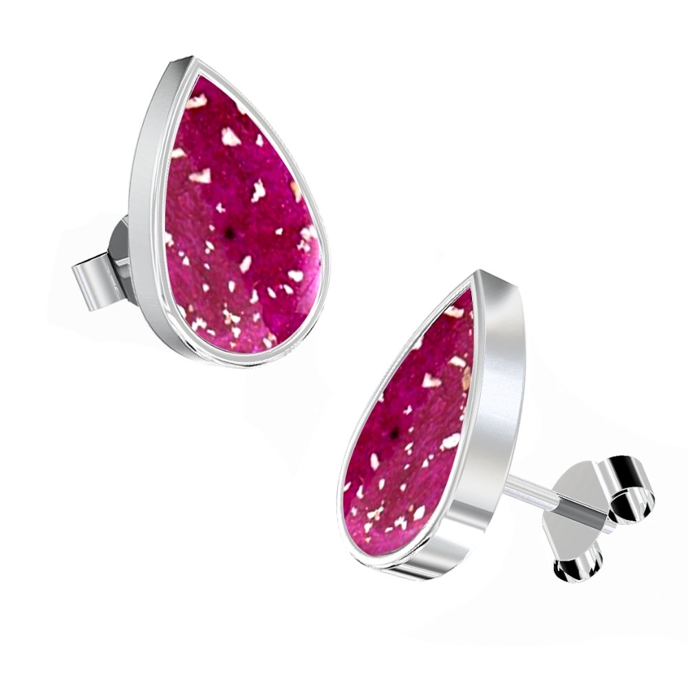 Ashes Infused JewelleryAura-Star Earrings Teardrop