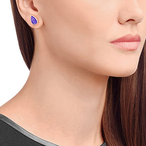 Ashes Infused JewelleryAura-Star Earrings Teardrop