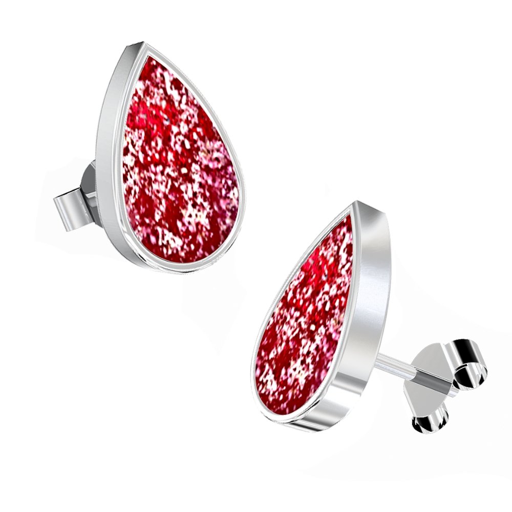 Ashes Infused JewelleryAura-Star Earrings Teardrop