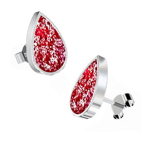 Ashes Infused JewelleryAura-Star Earrings Teardrop