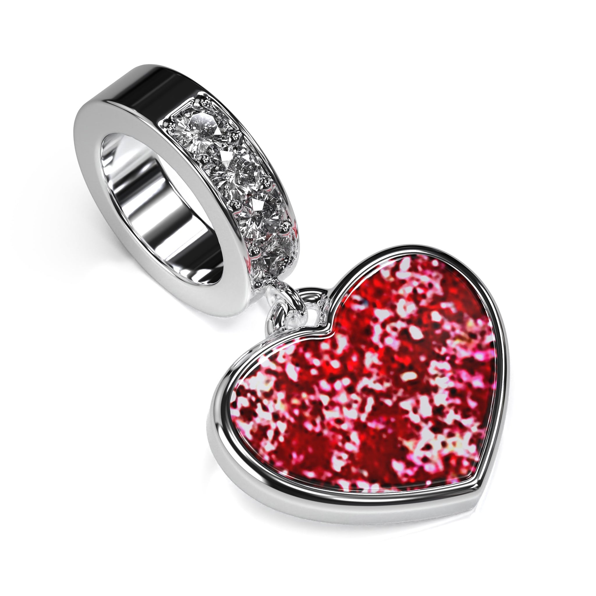 Ashes Infused JewelleryAura-Star Heart Charm