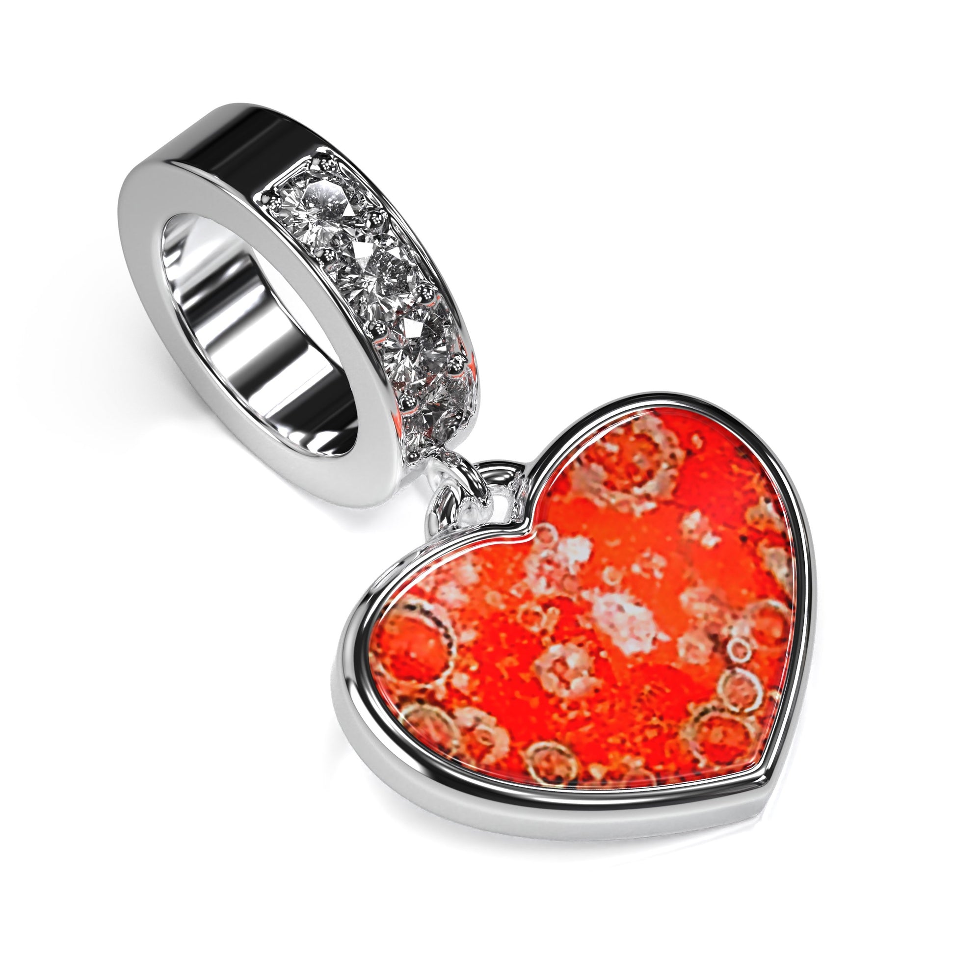 Ashes Infused JewelleryAura-Star Heart Charm