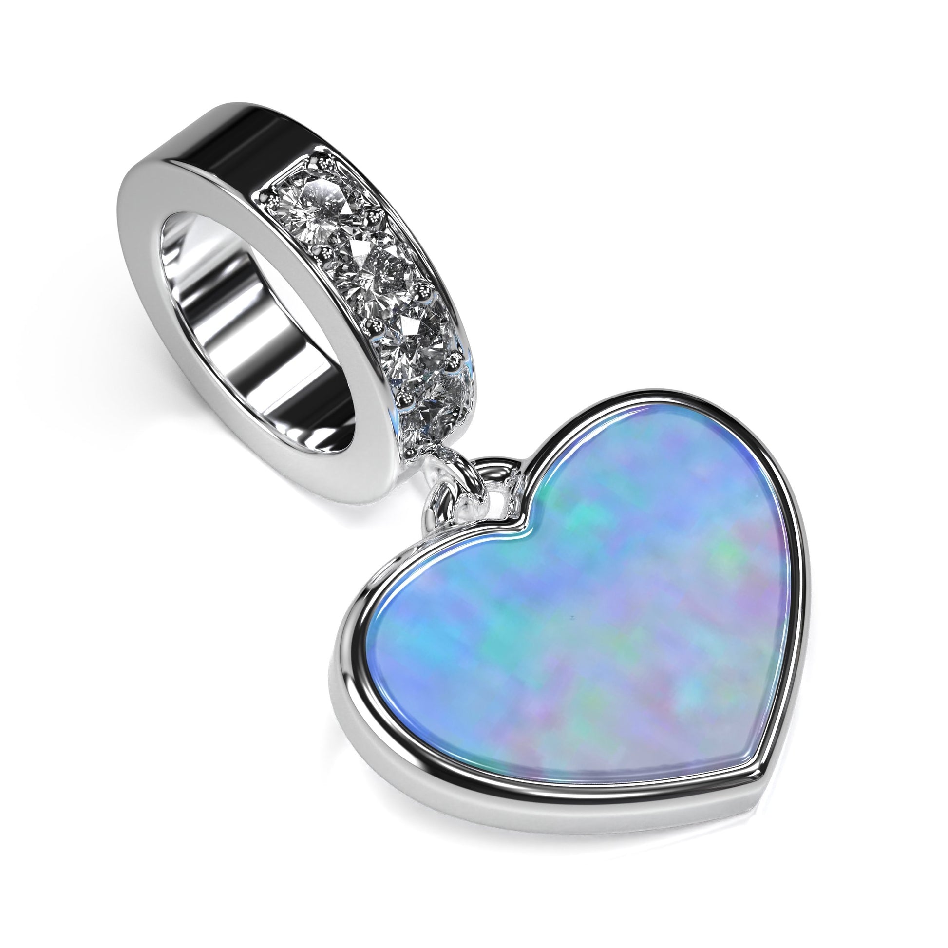 Ashes Infused JewelleryAura-Star Heart Charm