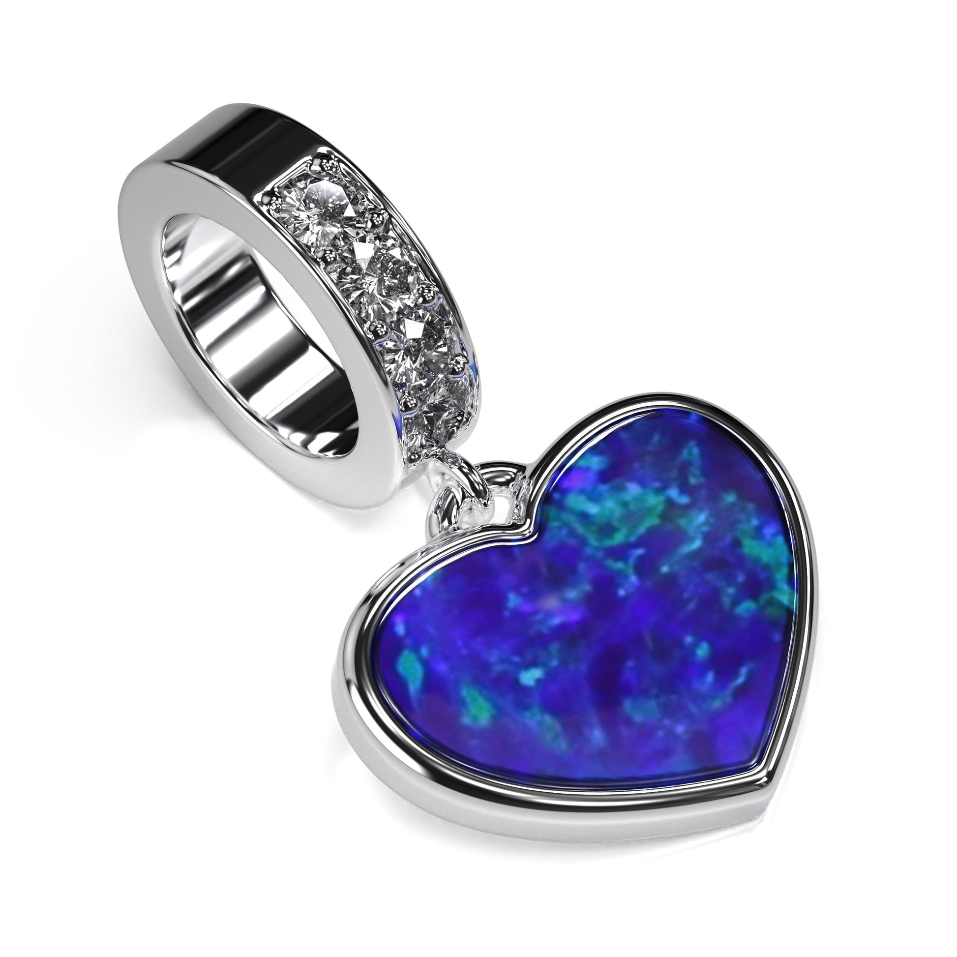 Ashes Infused JewelleryAura-Star Heart Charm