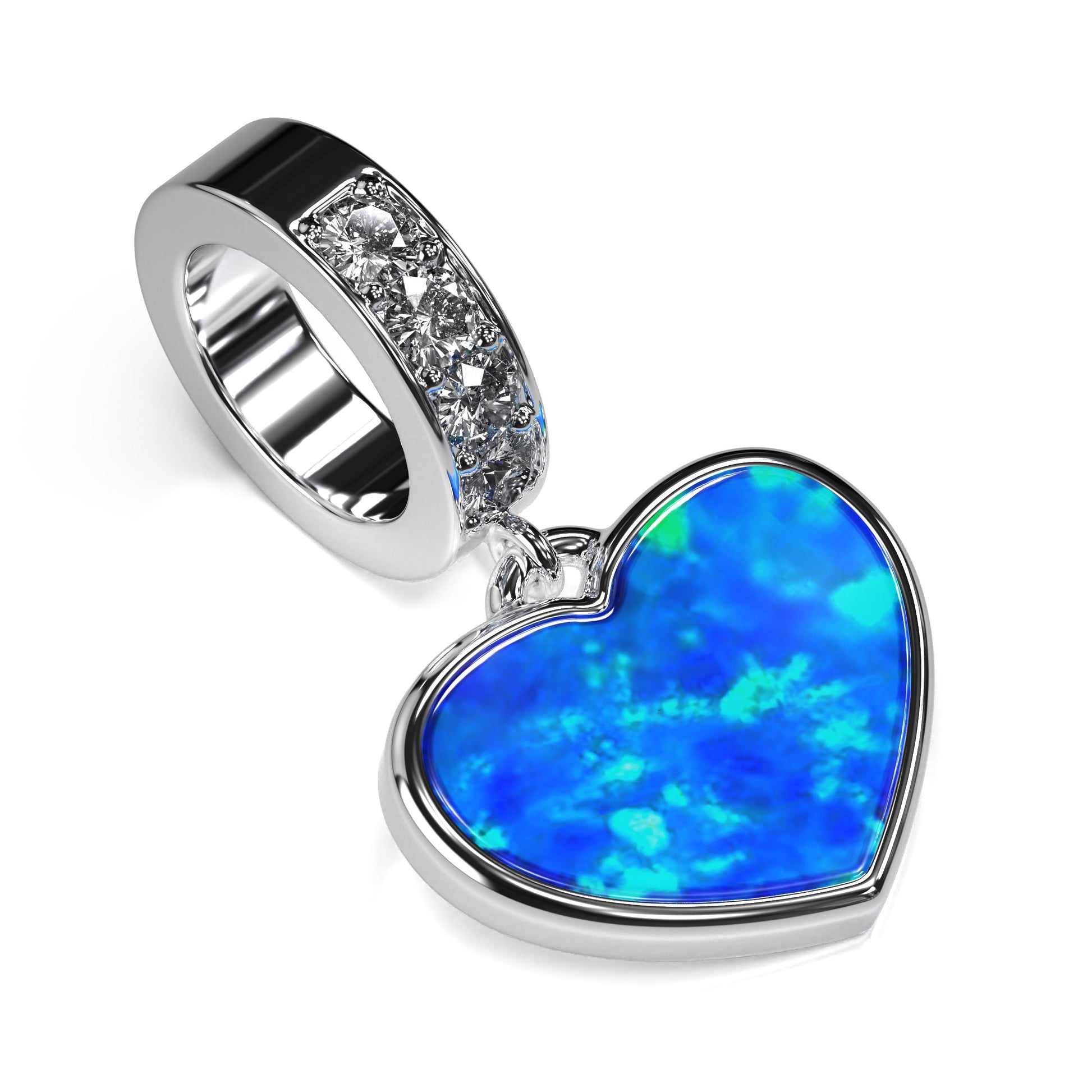 Ashes Infused JewelleryAura-Star Heart Charm