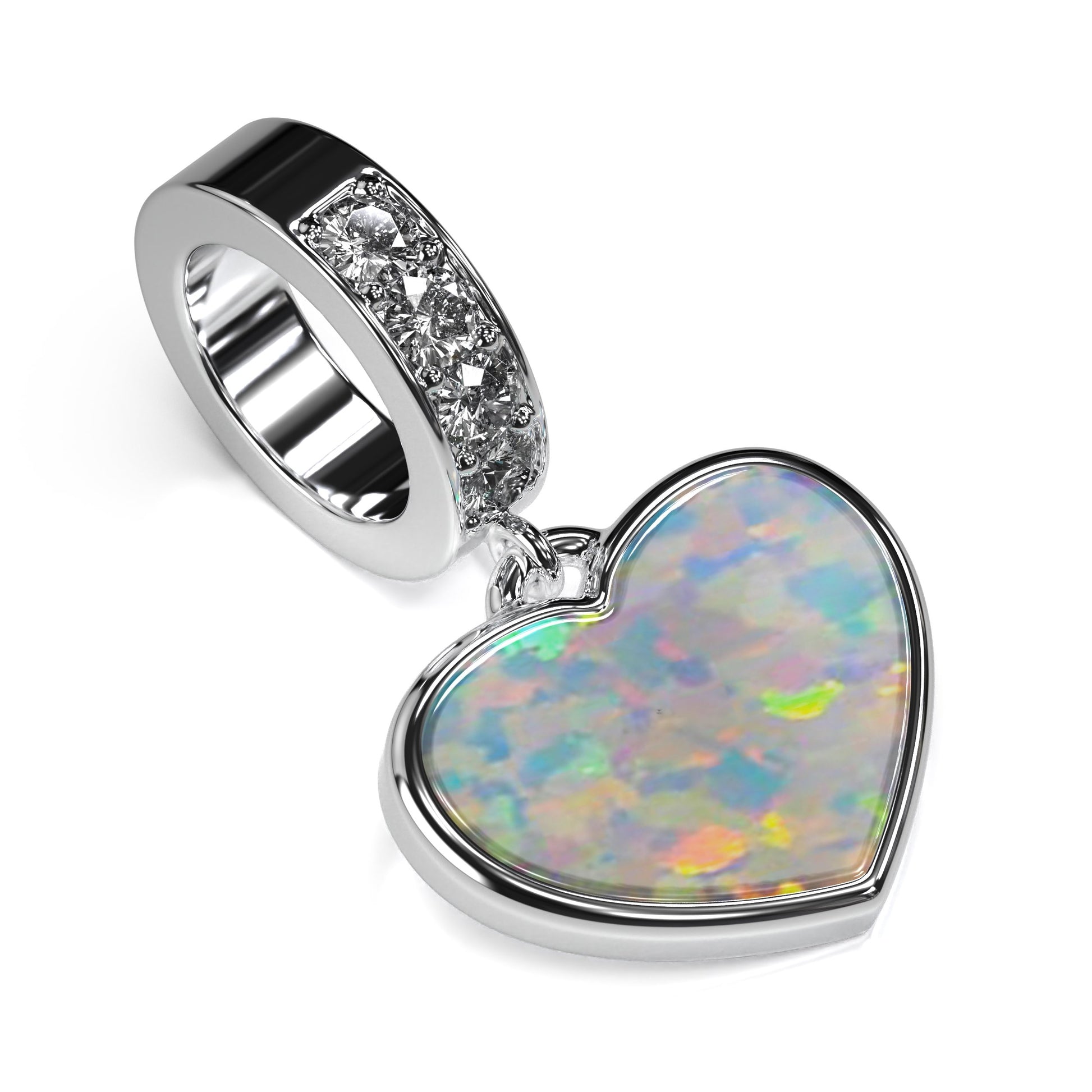 Ashes Infused JewelleryAura-Star Heart Charm