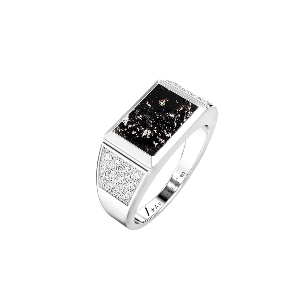 Ashes Infused JewelleryAura-Star Mens Ring Admire