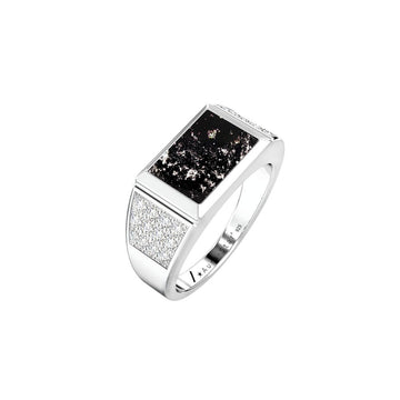 Ashes Infused JewelleryAura-Star Mens Ring Admire