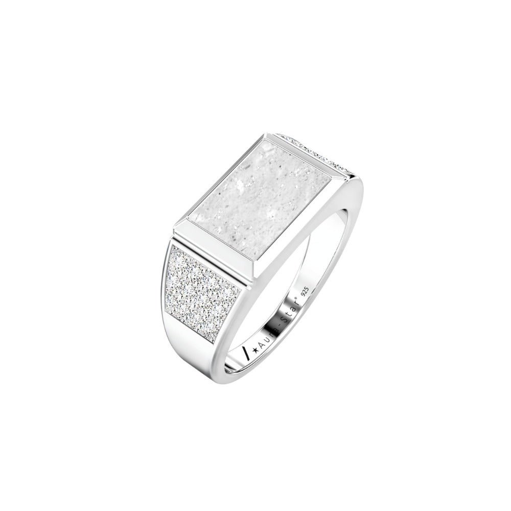 Ashes Infused JewelleryAura-Star Mens Ring Admire