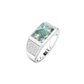 Ashes Infused JewelleryAura-Star Mens Ring Admire