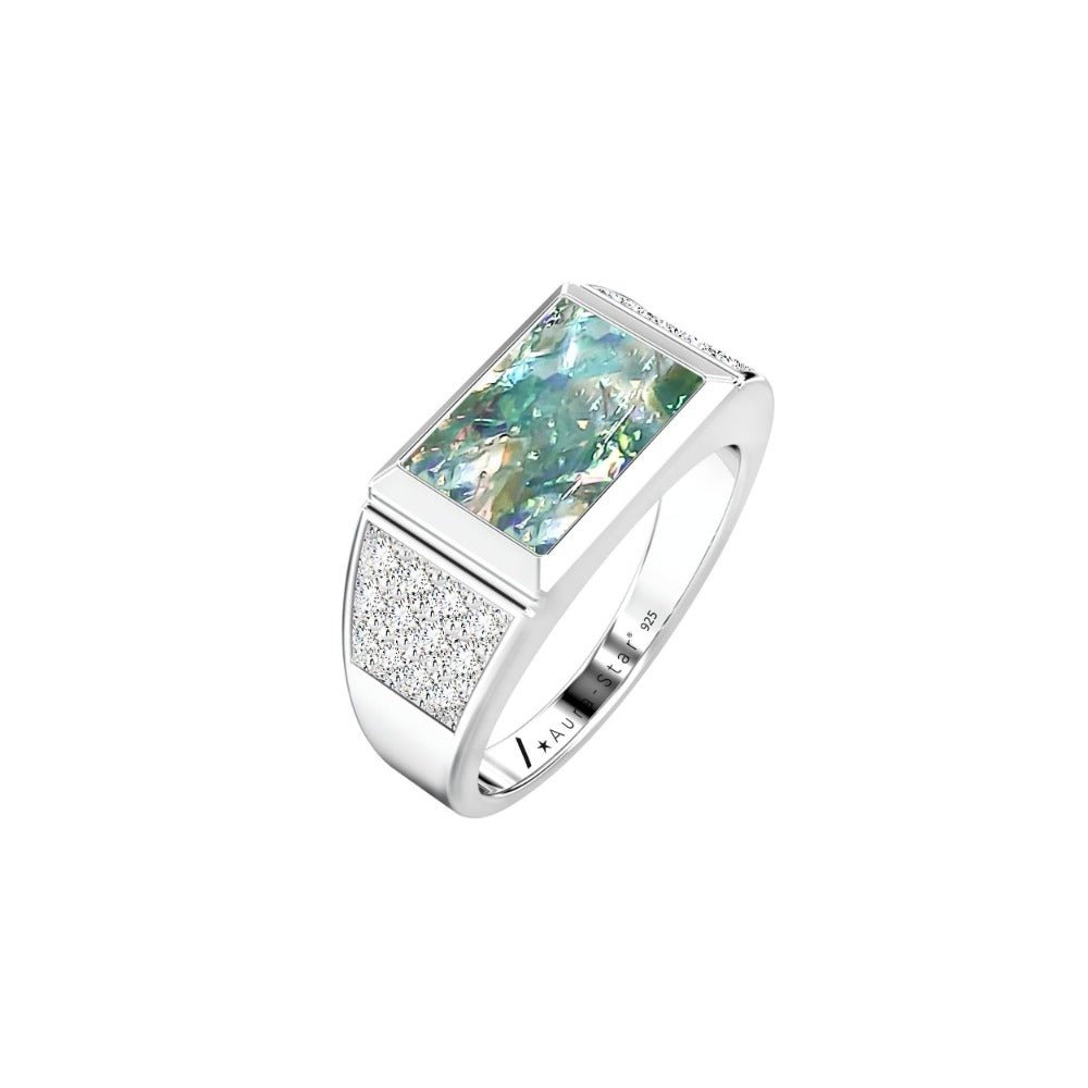 Ashes Infused JewelleryAura-Star Mens Ring Admire