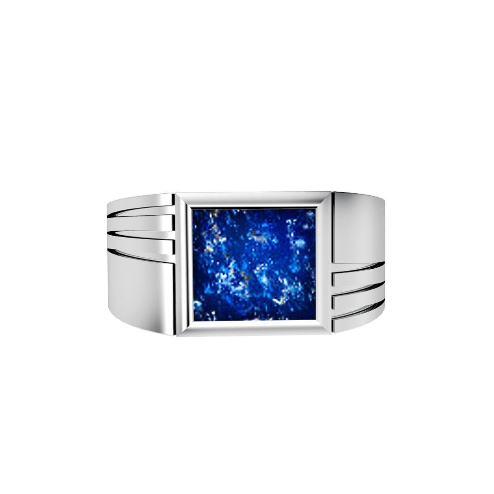 Ashes Infused JewelleryAura-Star Mens Ring Evoke