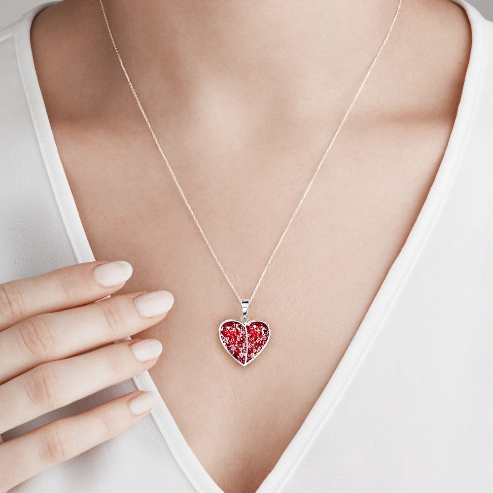 Ashes Infused JewelleryAura-Star Pendant Classic Heart Companion