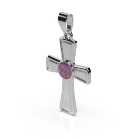 Ashes Infused JewelleryAura Star Pendant Cross Classic