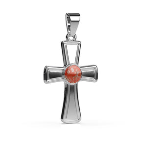 Ashes Infused JewelleryAura Star Pendant Cross Classic