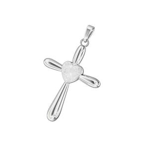 Ashes Infused JewelleryAura Star Pendant Crucifix Heart
