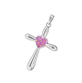 Ashes Infused JewelleryAura Star Pendant Crucifix Heart