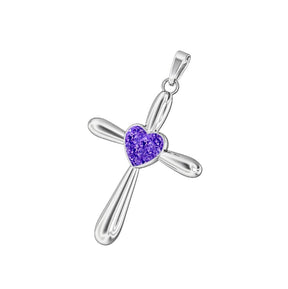 Ashes Infused JewelleryAura Star Pendant Crucifix Heart