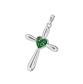 Ashes Infused JewelleryAura Star Pendant Crucifix Heart