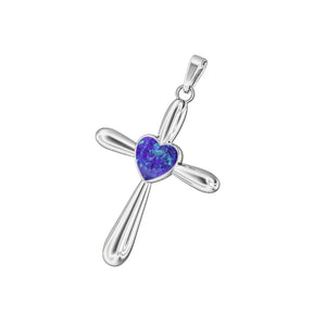 Ashes Infused JewelleryAura Star Pendant Crucifix Heart