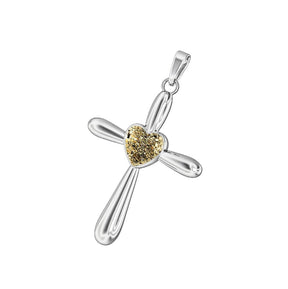 Ashes Infused JewelleryAura Star Pendant Crucifix Heart