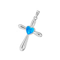 Ashes Infused JewelleryAura Star Pendant Crucifix Heart