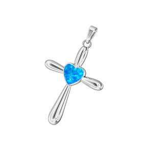 Ashes Infused JewelleryAura Star Pendant Crucifix Heart