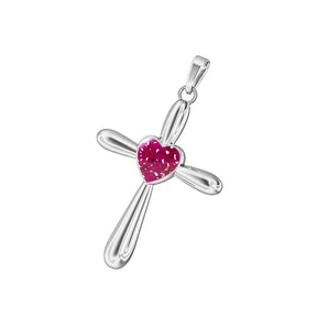 Ashes Infused JewelleryAura Star Pendant Crucifix Heart