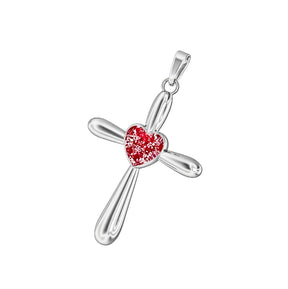 Ashes Infused JewelleryAura Star Pendant Crucifix Heart