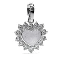 Ashes Infused JewelleryAura Star Pendant Diamond Heart