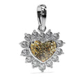 Ashes Infused JewelleryAura Star Pendant Diamond Heart