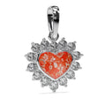 Ashes Infused JewelleryAura Star Pendant Diamond Heart